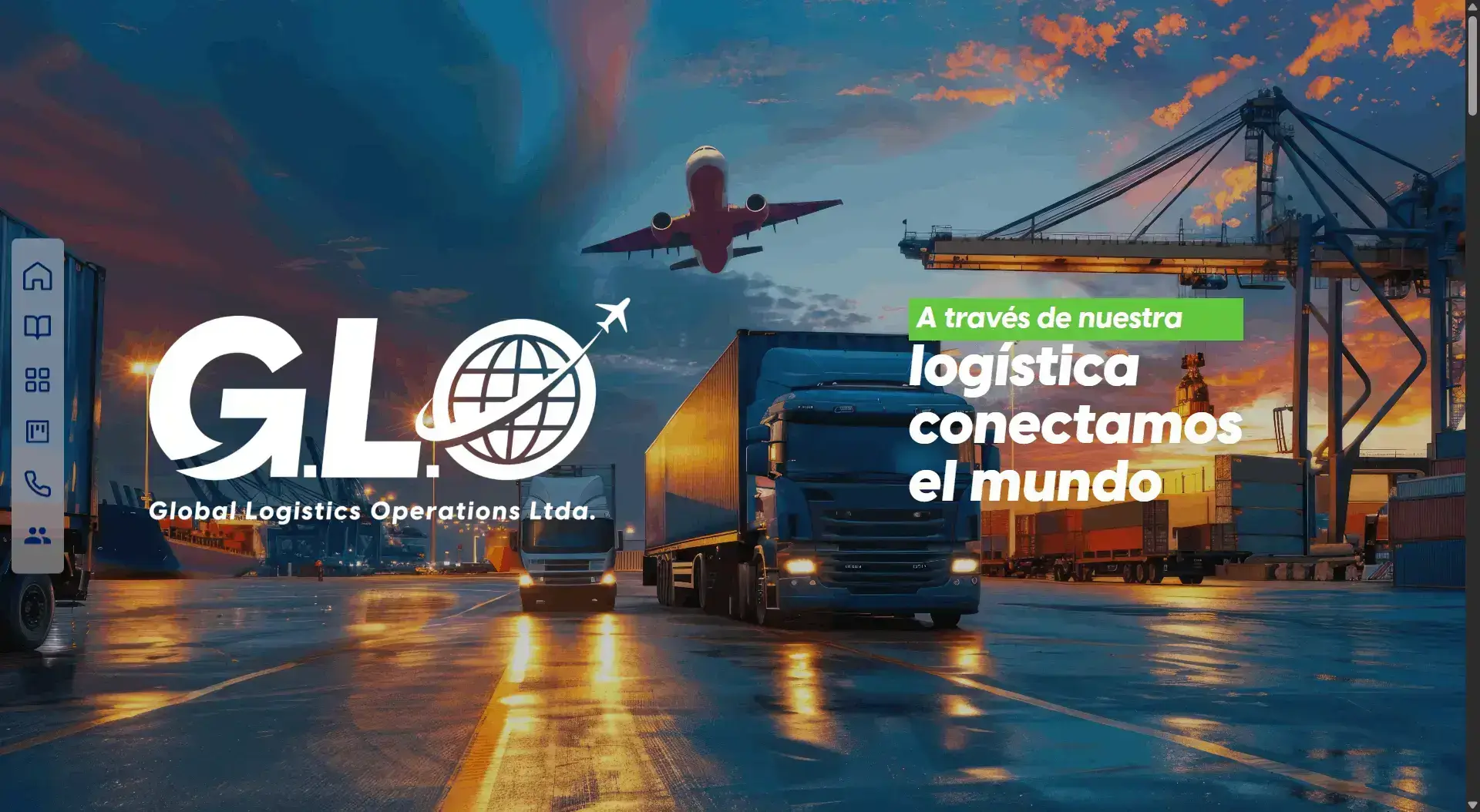 Landing Page - Global Logistic